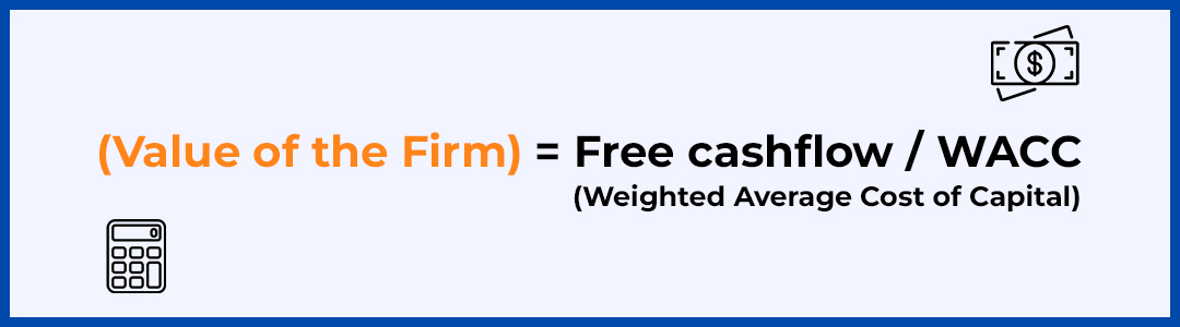value of firm formula