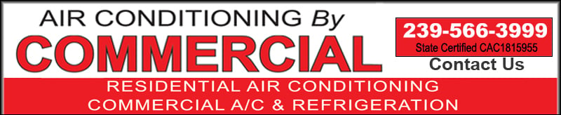Air conditioning by commercial logo