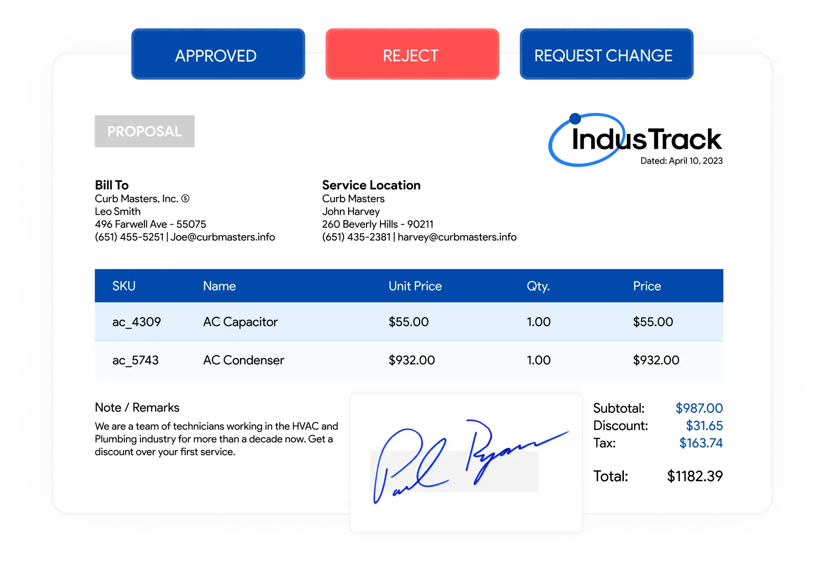 Estimations@QuoteApproval Estimations@QuoteApproval