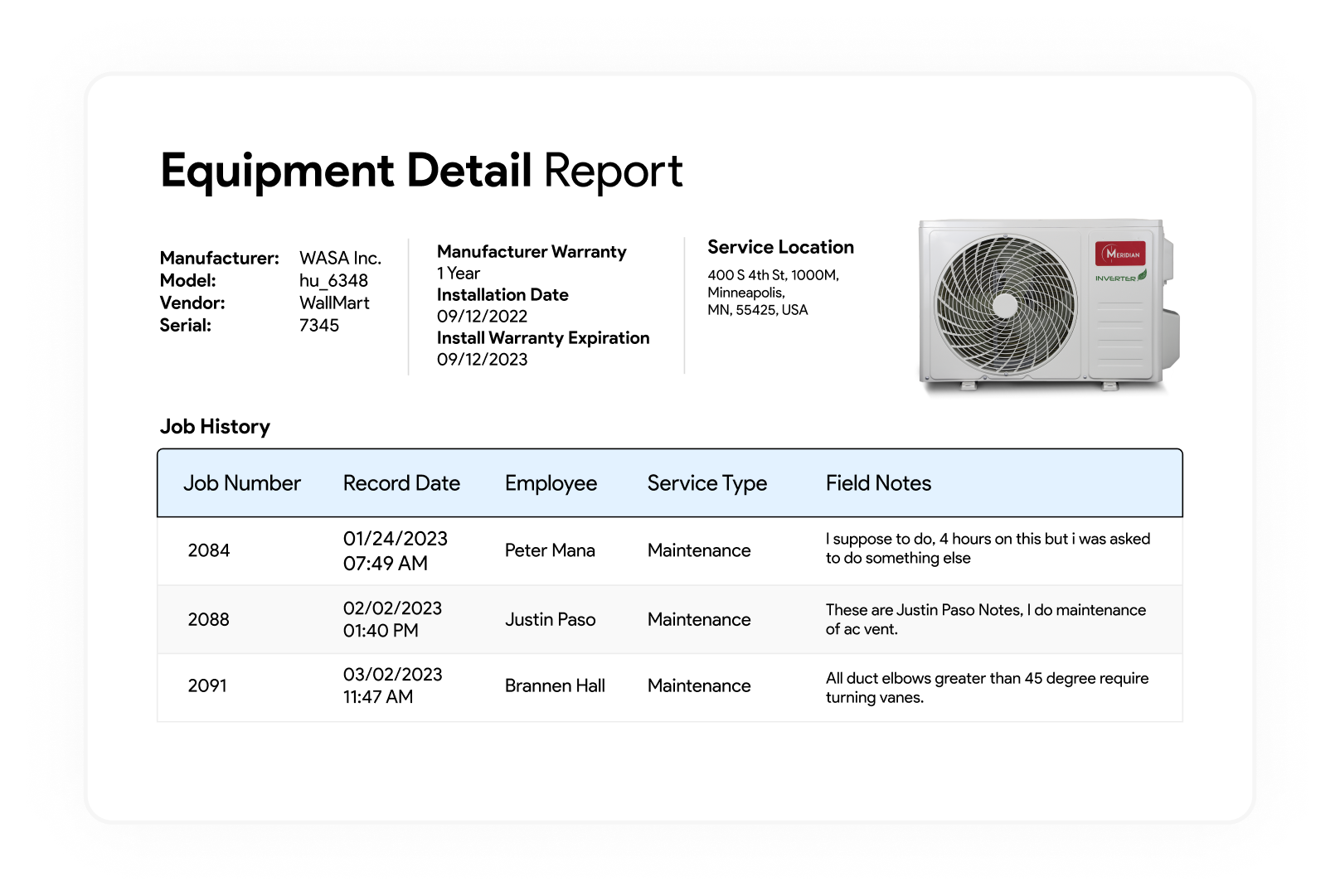 Reports@Equipment&WarrantyReports