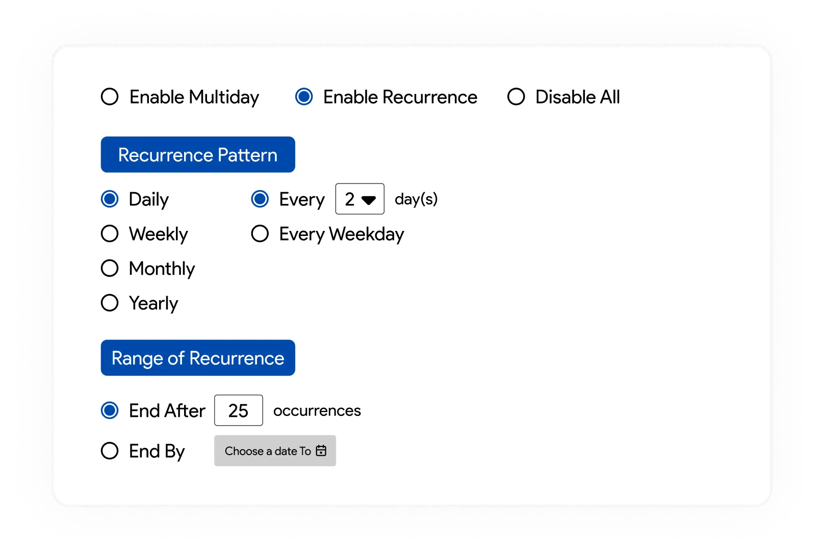 SchedulingDispatching@Recurrence SchedulingDispatching@Recurrence