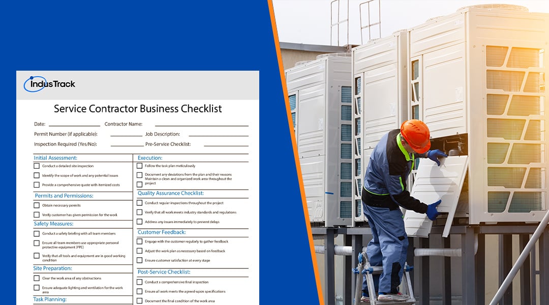Service Contractor Business Checklist Template