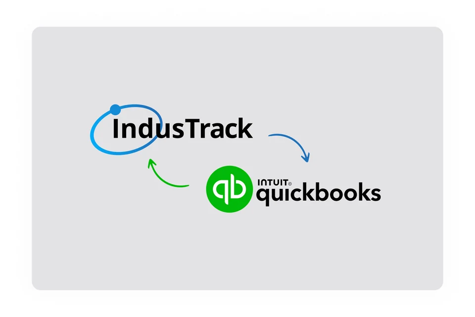 IndusTrack syncs with QuickBooks